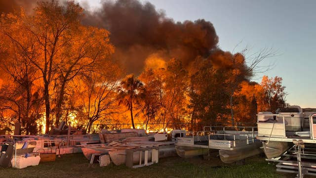 Dunnellon Fire: Treated railroad ties burning in Marion County, officials say