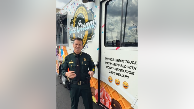 Ice cream truck purchased from drug seizure money to offer free deliveries, Orange County officials say