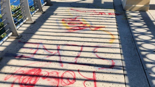 Vandalism reported at Sanford Riverwalk; crew faced difficulty in graffiti removal