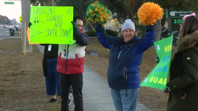 Support grows for Rockledge crossing guard hit while directing traffic