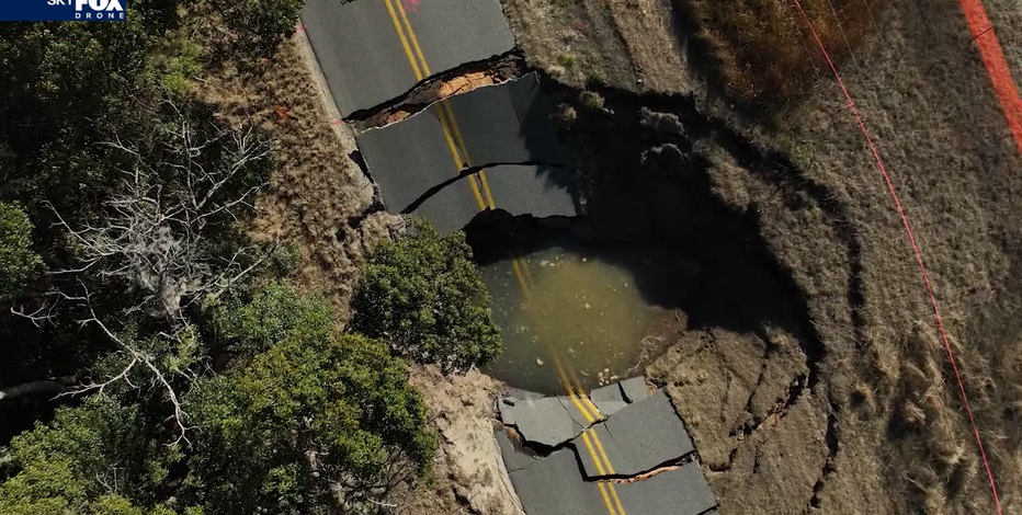Massive hole on Lake County road confirmed as sinkhole, officials