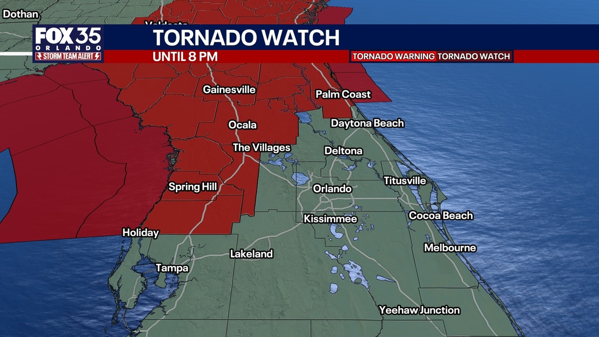 Orlando weather forecast: tornado watches, severe weather, timeline, impacts