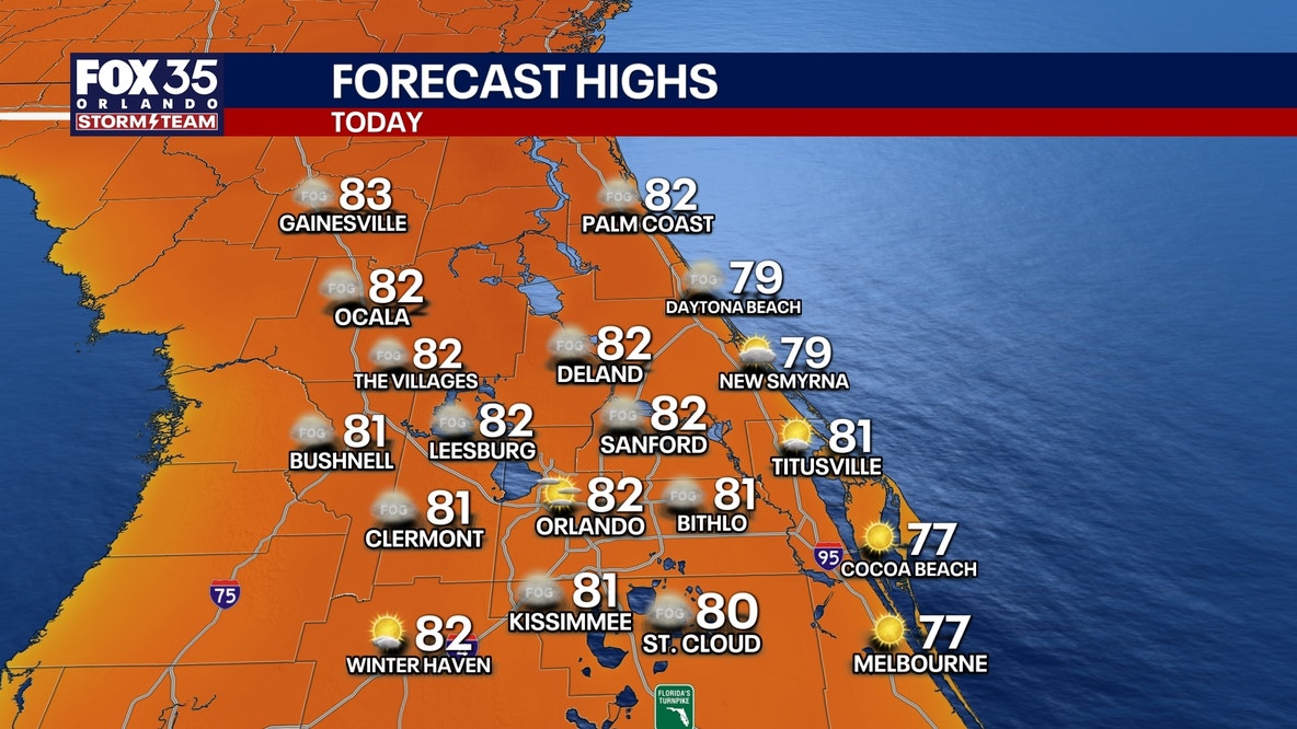 Orlando weather: Bright skies, warm temps to kickoff the weekend