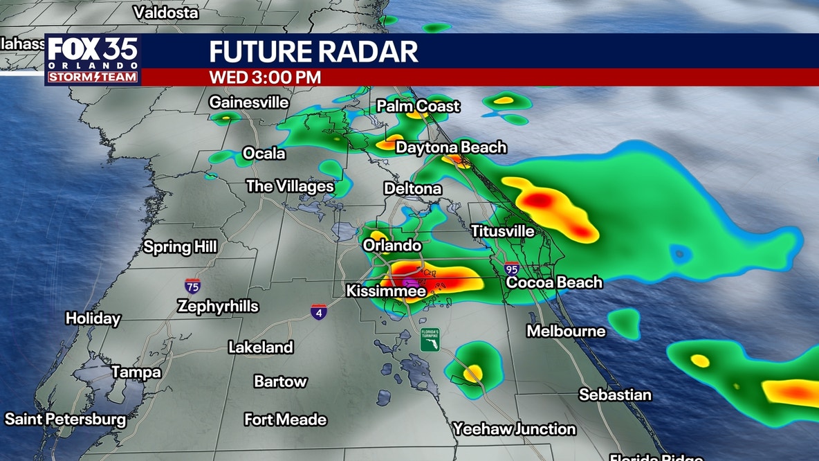 Orlando weather: More rain moving through Central Florida