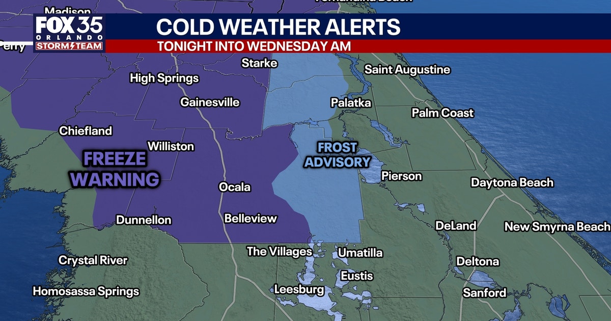 How cold will it get tonight in Orlando? Forecast, timeline, records