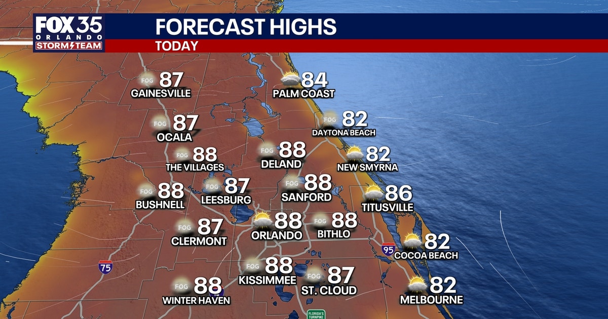 Orlando weather: Summerlike heat across Central Florida