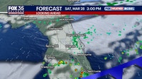 Orlando weather: Scattered storms, gusty 40MPH winds expected