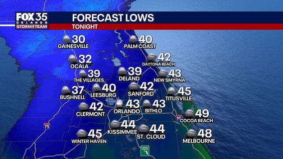 Orlando weather: Cold night across Central Florida, gradual warm-up ahead