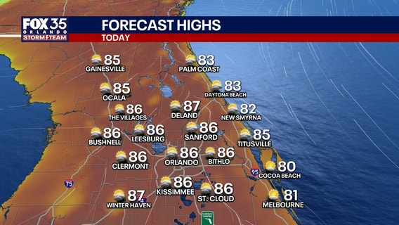 Orlando weather: Foggy start, summer-like heat and evening storms ahead