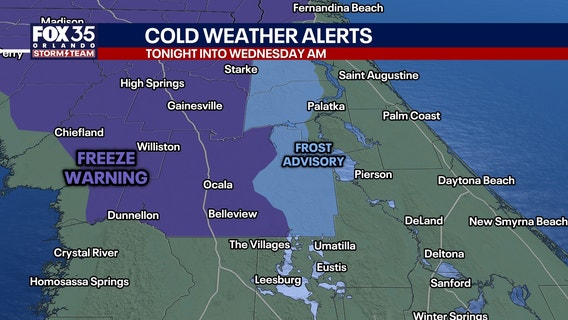 How cold will it get tonight in Orlando? Forecast, timeline, records