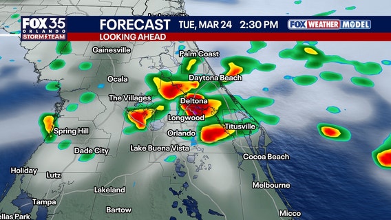 Orlando weather: Afternoon storms, cold front