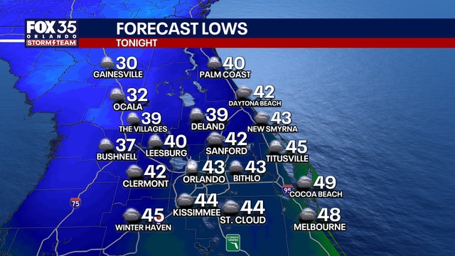 Orlando weather: Cold night across Central Florida, gradual warm-up ahead