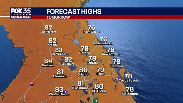 Orlando weather: Wind advisory, dangerous surf to conclude the weekend