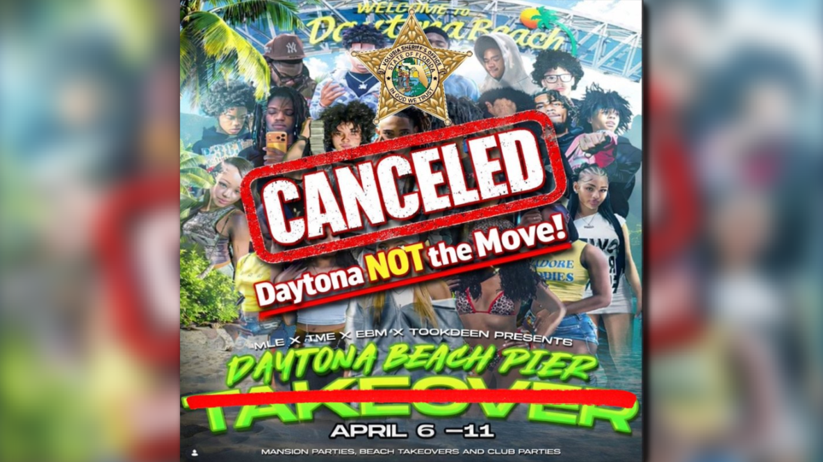 Sheriff sends stern warning to social media promoters of 'Daytona Beach Takeover' event