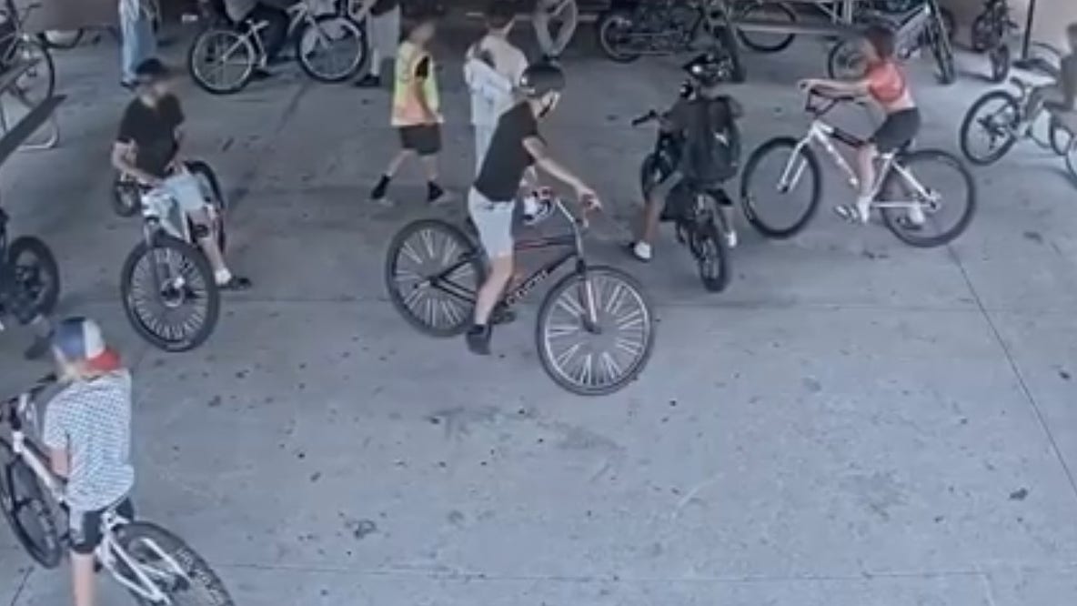 Deputies warn parents after kids on e-bikes play real-life version of 'Frogger' in traffic