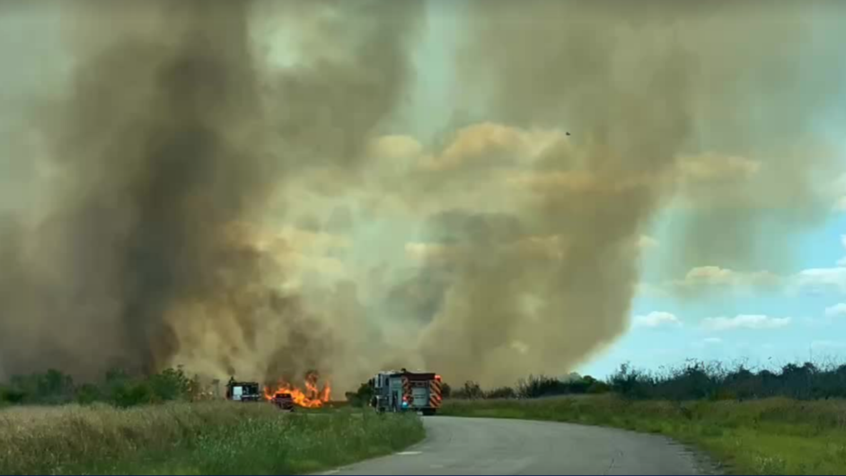 Several homes evacuated as brush fire ignites at Palm Bay's The Compound in third consecutive day