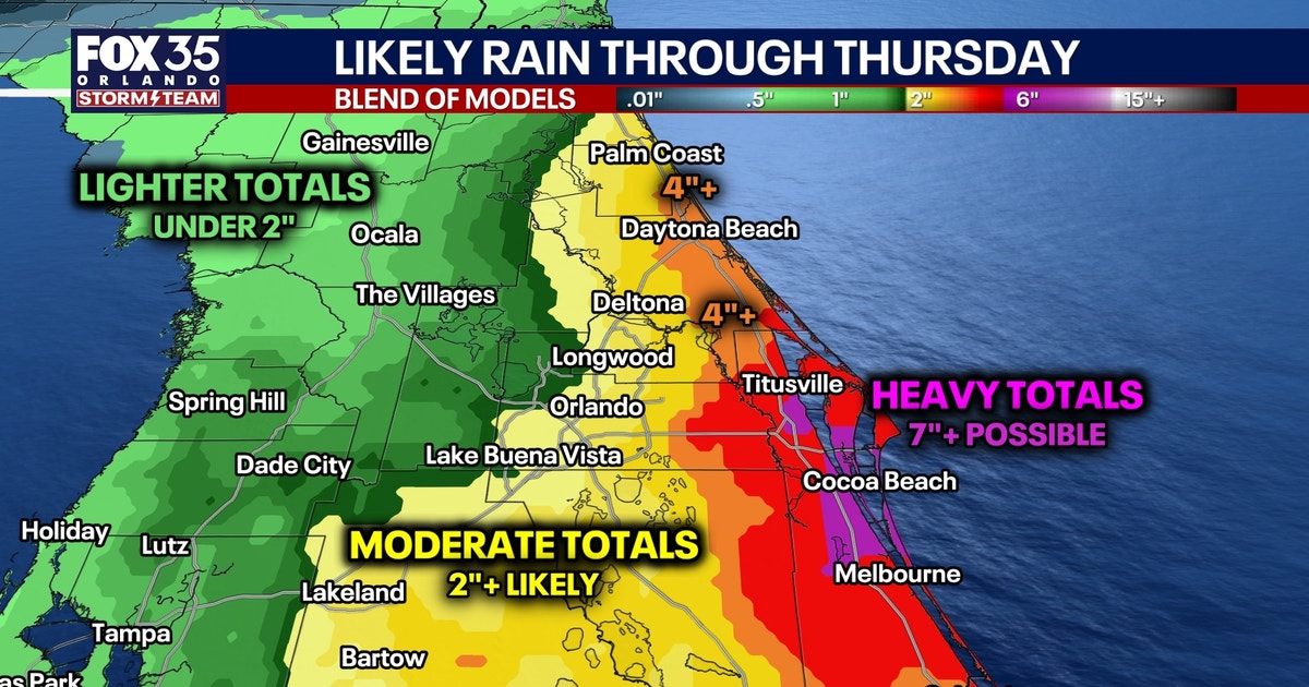 Is it supposed to rain all day? Here’s Orlando weather forecast