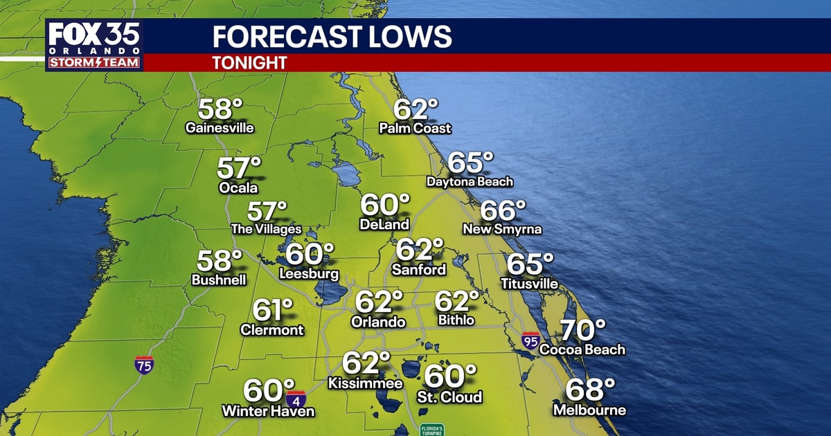 Orlando Weather: Warm, sunny pattern to conclude the weekend | FOX 35 ...