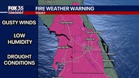 Fire Weather Warning: Gusty winds, low humidity increase fire danger risk