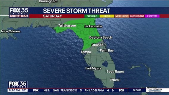 Orlando weather: Tracking the storm hitting Central Florida this weekend
