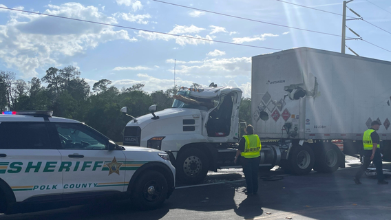 Winter Park man dies after truck collides with semi hauling logs, officials say