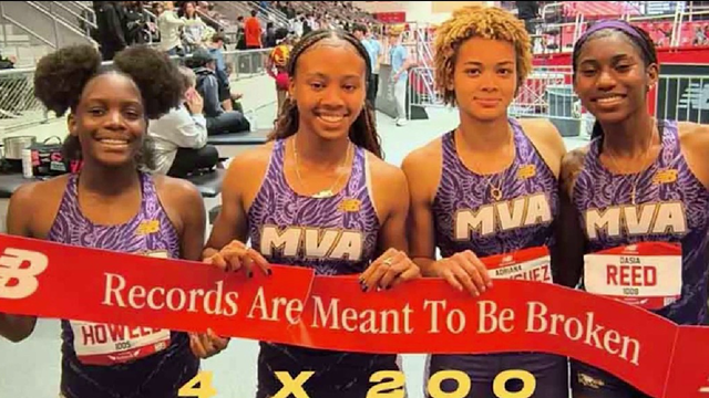 Montverde Academy makes history: Girls’ track team sets new national record in 4x200 relay