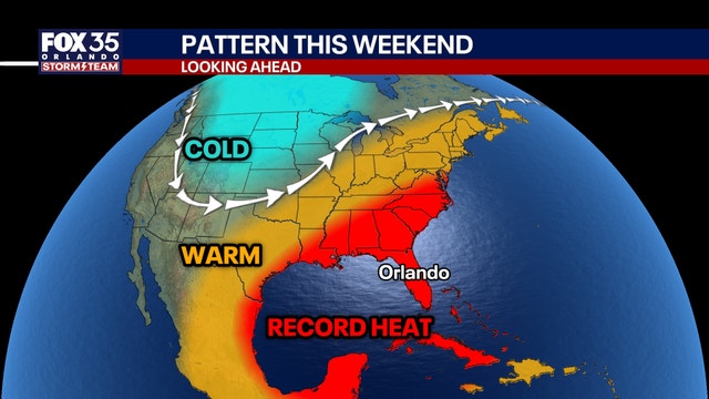Orlando Weather: Weekend heat builds before cold front brings cooler, drier air early next week