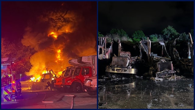 Reddy Ice plant fire: 5 semi-trucks destroyed in fire in New Smyrna Beach, officials say
