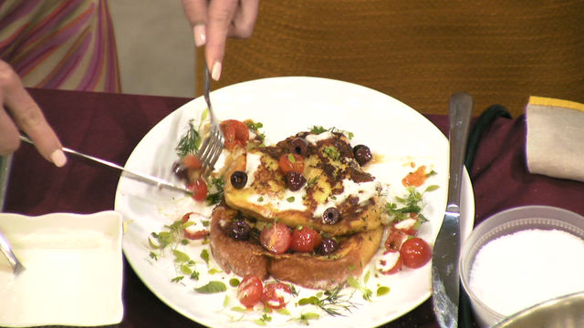 Recipe: Savory French Toast with whipped Feta