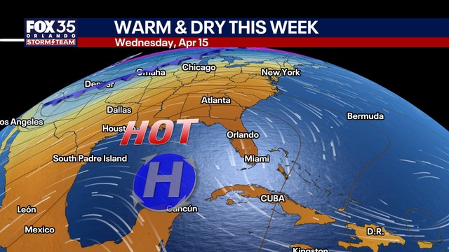 Orlando weather: Warm, sunny across Central Florida the rest of the week