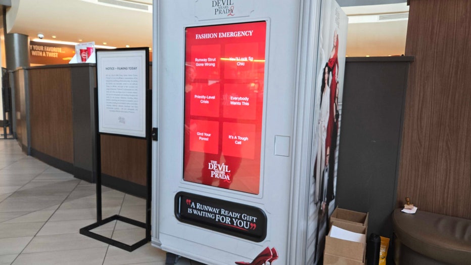 Disney rolls out 'fashion emergency' kiosks for 'The Devil Wears