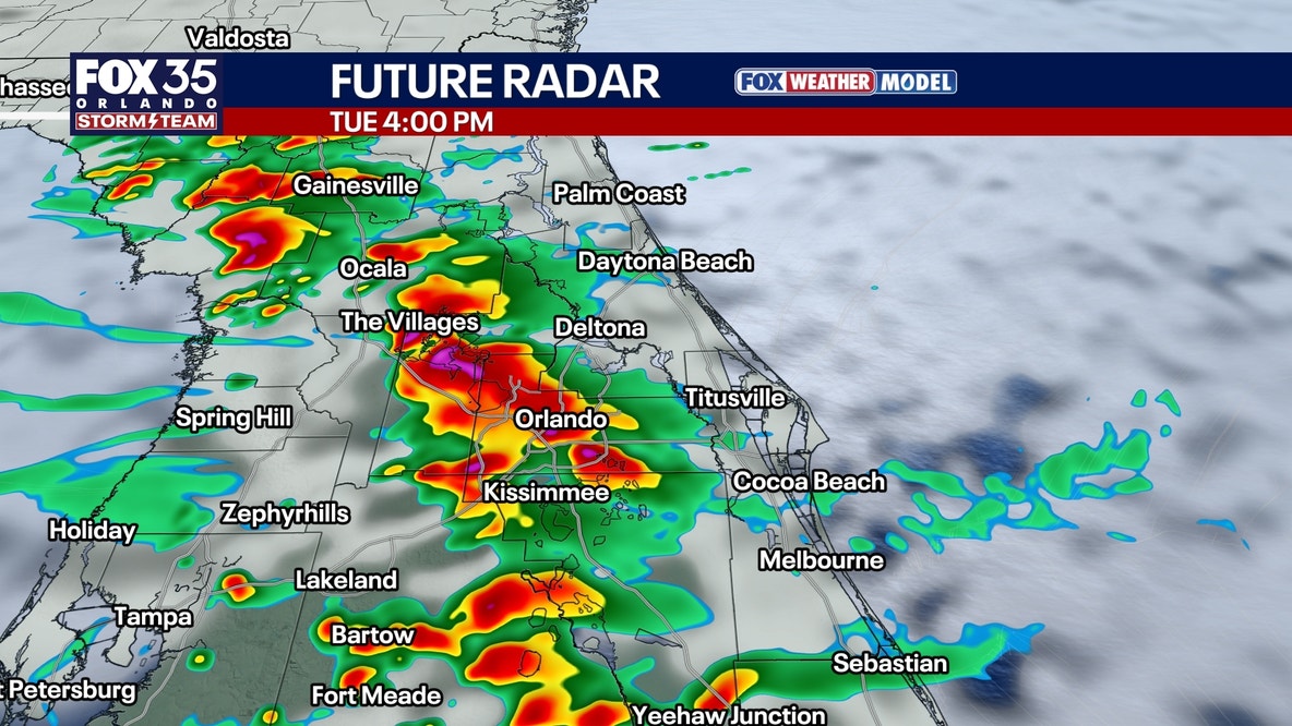 Orlando weather: Heavy rainfall, storms expected for Central Florida