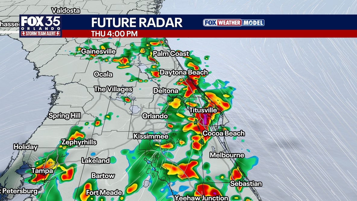 Orlando weather: Storms move into Central Florida. How much rain, when?