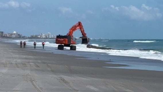 Restoring the shoreline: Beach renourishment project underway. Will rip current risks increase?
