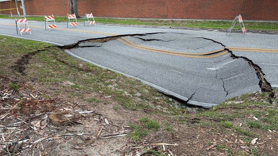 Sinkhole shuts down section of Wymore Road in Maitland, officials say