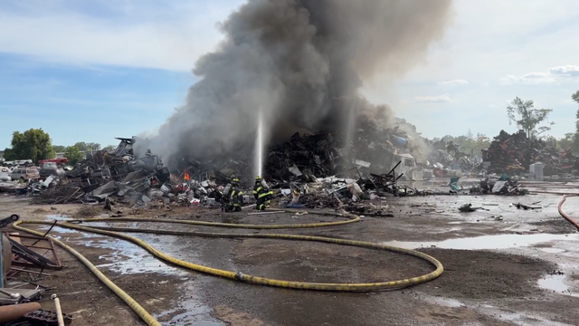 Scrapyard fire breaks out in DeLand: City officials advise residents to remain indoors