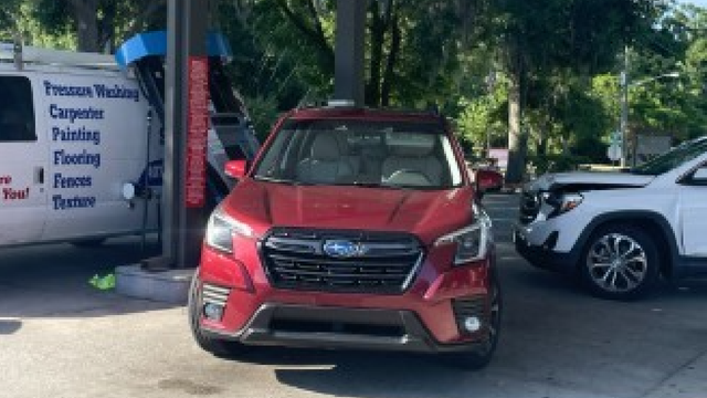 Trapped at the fuel pump: One person hospitalized after crash at Sam's Club gas station