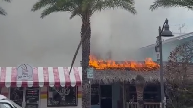 Fire damages popular Cocoa Beach restaurant; no injuries reported