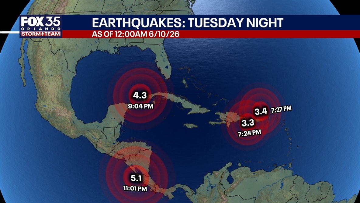 4.3 magnitude aftershock near Cuba, a day after 6.1 earthquake