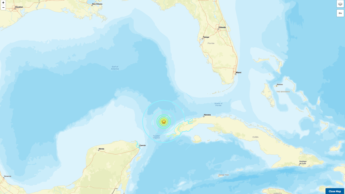 6.1-magnitude earthquake in Cuba, possibly felt in Florida, reports say