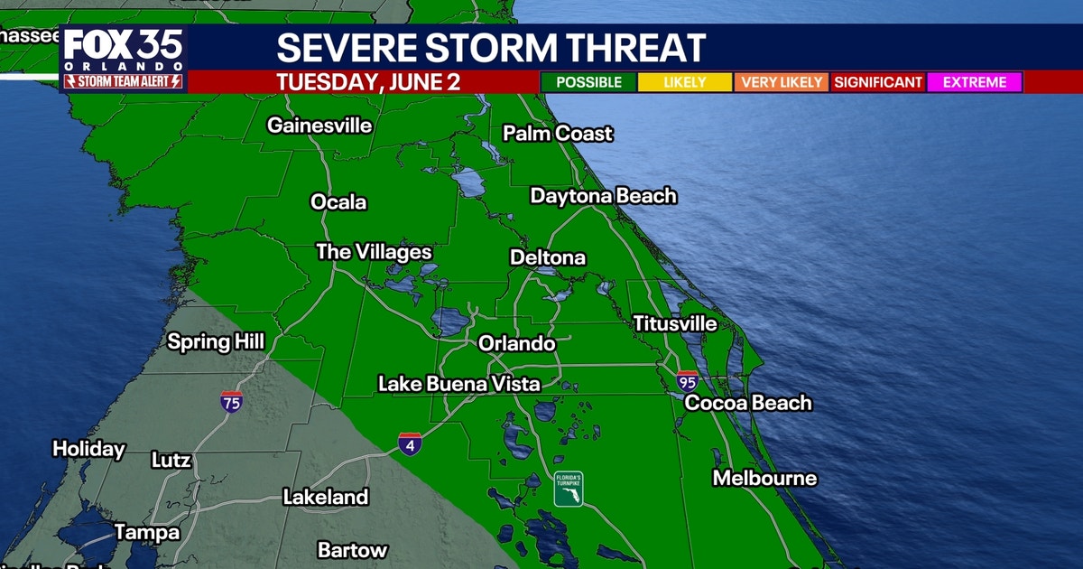 Orlando Weather: Severe Thunderstorm Warnings and Storm Threat Timeline