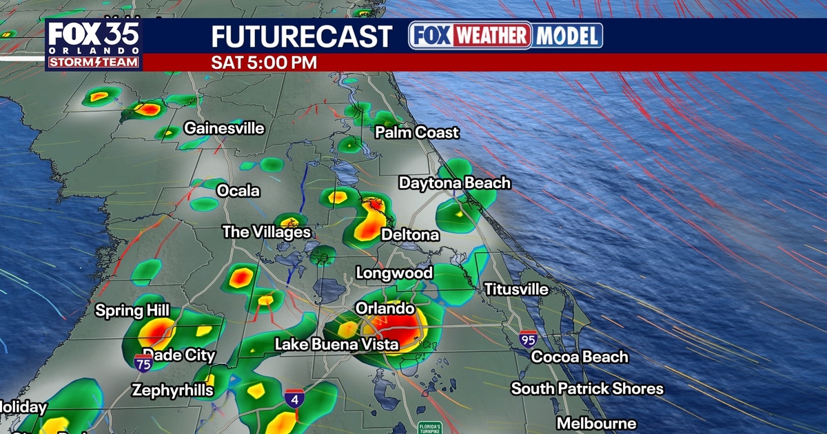 Orlando Weather: Widespread showers and thunderstorms don't stop the ...