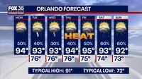 Orlando weather: Heat index soars past 100 degrees, rain along Atlantic coast