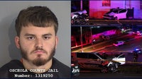 Florida man chased, shot at ex-girlfriend before causing wreck with deputy's patrol vehicle, officials say