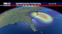 Tracking the Tropics: NHC monitors developing western Atlantic disturbance near Florida coast