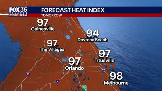 Orlando weather: Hot, dry Sunday before humidity and storm chances return this week