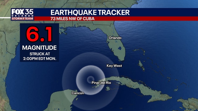 Powerful 6.1M earthquake in Cuba felt in Florida, one of strongest ever recorded in the Gulf