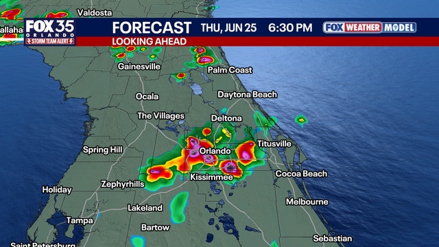 Orlando weather: Showers, thunderstorms possible Wednesday evening