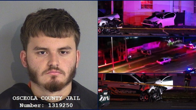 Florida man chased, shot at ex-girlfriend before causing wreck with deputy's patrol vehicle, officials say