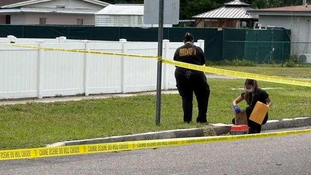 Deputies: Woman shot at a bus stop in Orange County; search on for suspect
